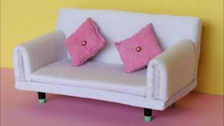 Mini Sofa WOW !!! How to make sofa miniature | DIY diy miniature sofa | How to make sofa by easy way