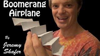 Origami Super Boomerang Airplane