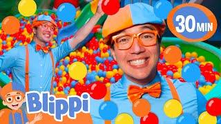 Let's Play Games in Blippi's Clubhouse! | BEST OF BLIPPI TOYS | Educational Videos for Kids