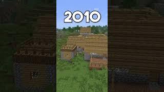 2010 vs 2023 Minecraft  #shorts #minecraft