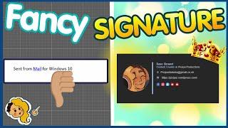 How to Customise your Email Signature all Fancy like! GMAIL HOTMAIL