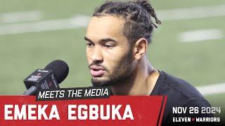 Emeka Egbuka says beating Michigan would be the perfect ending to his Ohio State career