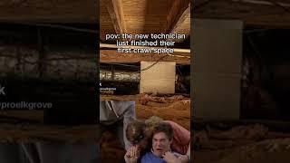 Crawl spaces are very scary! #servpro #funny #restoration #waterdamagerepair #waterrestoration