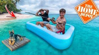 I Built a Boat For My NEW PUPPY Nemo *Inflatable Pool*