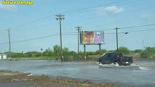 Chaos in Texas Today! Extreme Storm, Floods Destroy Homes, Cars in Alamo
