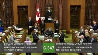 Canadian MPs sing God Save the King in the House of Commons