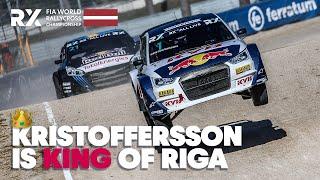 Kristoffersson Closes the Gap To Hansen At Epic Riga Rallycross | WorldRX 2021