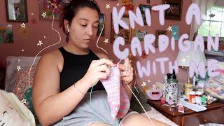 being brave and finishing a wip!! (knit with me)