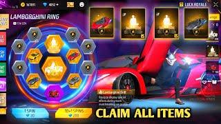 LAMBORGHINI RING EVENT TODAY| FREE FIRE NEW EVENT| FF NEW EVENT TODAY| NEW FF EVENT|GARENA FREE FIRE