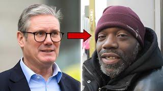 Homeless Man Asks Keir Starmer for £1, His Response Will Leave You Speechless