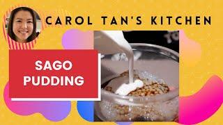 How to make Sago Gula Melaka | Sago Pudding with Coconut Milk and Palm Sugar