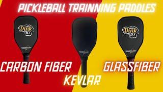 Figureology Sweat spot Trainer pickleball paddles kevlar, carbon fiber & Glass Fiber for all levels