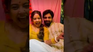 Devoleena Bhattacharjee marries Vishal Singh with vermilion. #shorts #devoleena#vishal