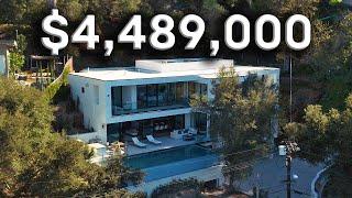 Inside a $4,489,000 Modern Mansion in the Hollywood Hills!