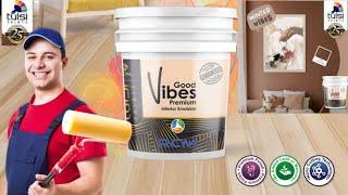 Tulsi paints Good Vibes Premium int. Emulsion #Good Vibes paint#Tulsi paints Trening#@tulsipaints
