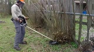 How to Use the Brushcutter Attachment for the ECHO SRM-3020U