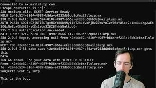 Delivering email by hand! SMTP relay tutorial - NodeMailer and Terminal