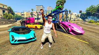 GTA V : Franklin Delivering MILLIONAIRE SUPER CARS || Professor Of Pc Gaming