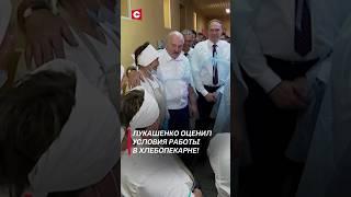 Лукашенко оценил условия работы в хлебопекарне! (Архив) #лукашенко #новости #политика #беларусь