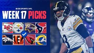 NFL Predictions and Best Bets For EVERY Week 17 Game [Chiefs at Steelers & MORE]