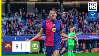 HIGHLIGHTS | FC Barcelona vs. VfL Wolfsburg - UEFA Women's Champions League 24-25