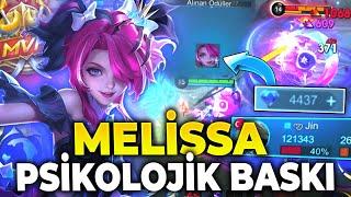 MELISSA İLE PSİKOLOJİK BASKI | Melissa Collector Jin | Mobile Legends
