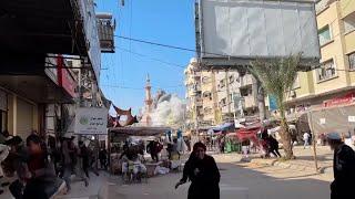 Israeli military strikes hit mosque in Gaza  | VOA News