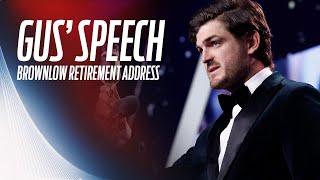 Brayshaw's Touching Speech | Brownlow 2024