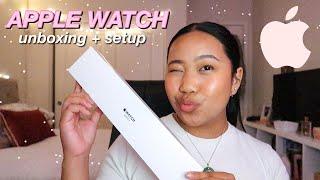 I FINALLY GOT AN APPLE WATCH (unboxing + setup)