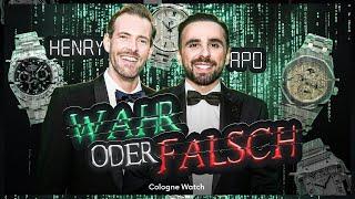 Wahr oder Falsch | Henri und Apo erklären euch die Welt der Luxusuhren | Lüge oder nicht?