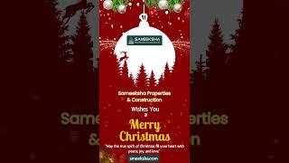 Merry Christmas #shorts | Smeeksha Properties & Construction #merrychristmas
