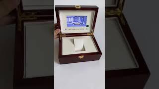 4.3inch delicate and special wooden gift video box