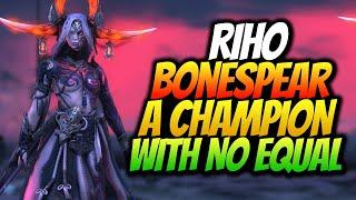 RIHO BONESPEAR THE MOST COMPLETE CHAMPION IN THE GAME | CHAMPION SPOTLIGHT RAID SHADOW LEGENDS