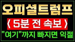 오피셜트럼프  보유하고 있다면 꼭 보셔야 할 겁니다  여기까지는 잘 봐야합니다!  왜냐면요~~~~ (실제 수익공개)