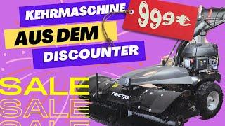 999€ PractiXX/Scheppach Kehrmaschine Discounter PX-KM-100/SC2200PE