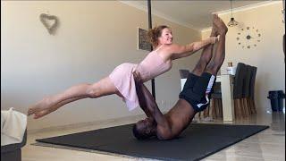 Acro yoga practice