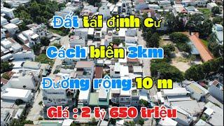 Cần bán đất tái định cư Ngọc Sơn , Ngọc hiệp Nha trang . Đường 10m , cách biển 2,9 km