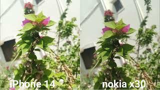 iPhone 14 vs Nokia x30 camera test