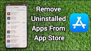 iPhone How to Remove Uninstalled Apps From App Store