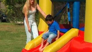 DUPLAY INFLATABLE BOUNCER SET UP AND DEMO