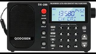 Full review Qodosen DX 286 LW MW SW FM one of the best receivers available