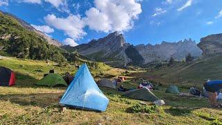 Solo hiking Tour du Mont Blanc - Le Tour to Col du Bonhomme