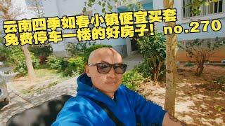 云南四季如春小镇便宜买套免费停车一楼的好房子！no.270