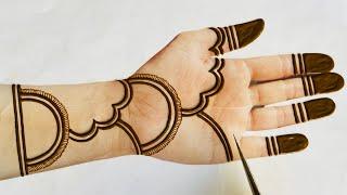 Easy Bharva Indian Full Hand Mehndi Design Trick 2024-Simple Dulhan Mehandi Design- Mehndi ka design