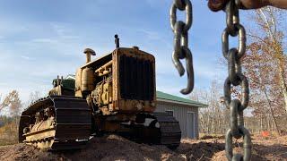 The Caterpillar RD-6 "Torque Monster" Broke Its Chain & Is Pulling Trees Over Again!