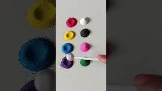 Simple Rangoli| Satisfying Rangoli|Easy Rangoli Tips and Tricks| ASMR #rangoli#satisfying#asmr#viral