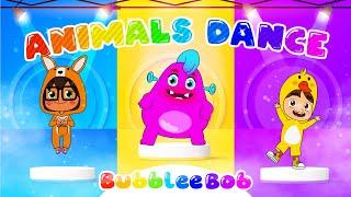 Funny Animals Dance Video for Kids | Nursery Rhymes with Lyrics | #babydance #kidssong