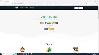 VieFaucet - обзор способов заработка, вывод на FaucetPay и CWallet