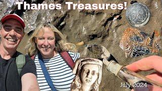 Rare & Exquisite Thames Treasures! Mudlarking the Thames in the Morning & Guernsey in the Afternoon