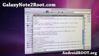 How to Root Galaxy Note 2 on Mac OSX!